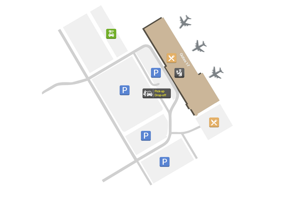 Charlotte County-Punta Gorda Airport terminal map